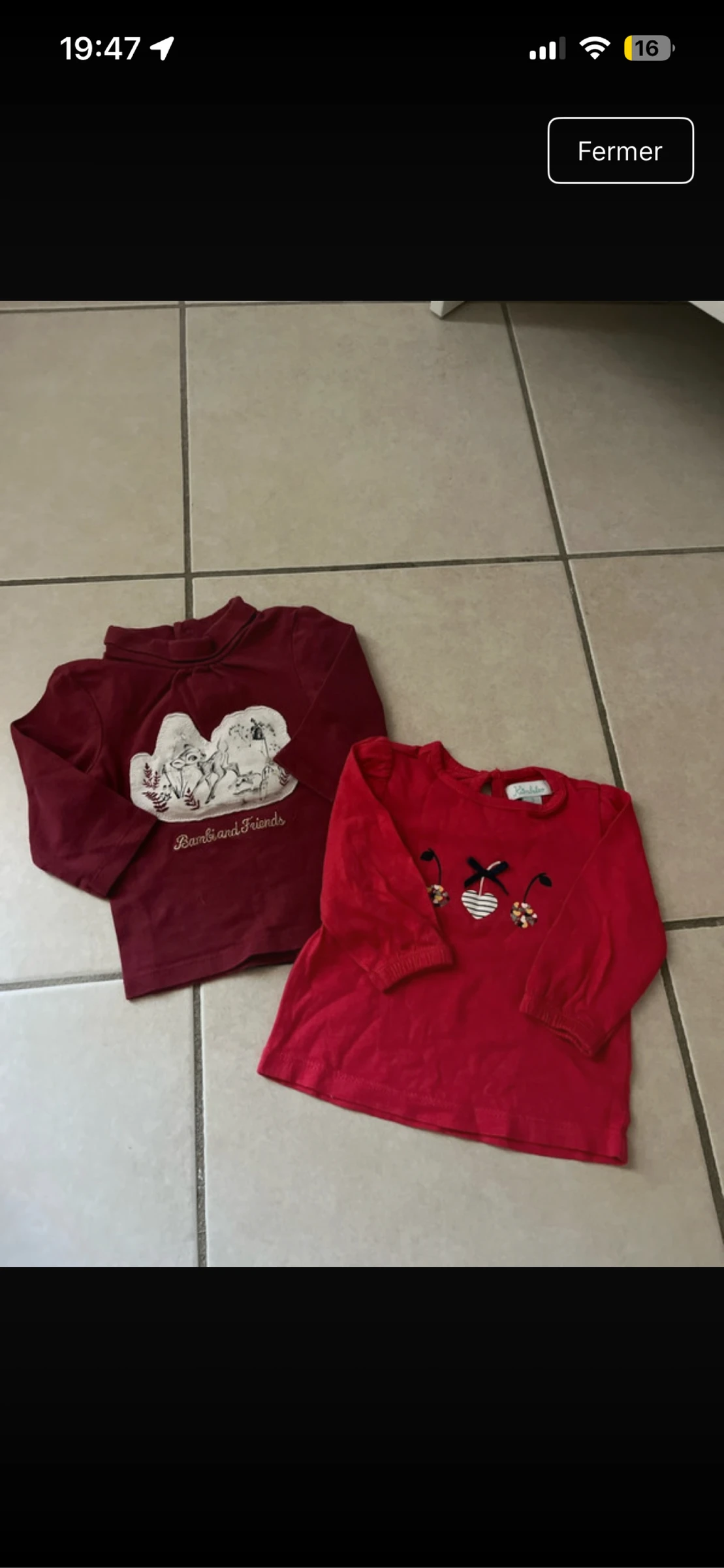 Lot de vêtements bébé fille  – photo 10